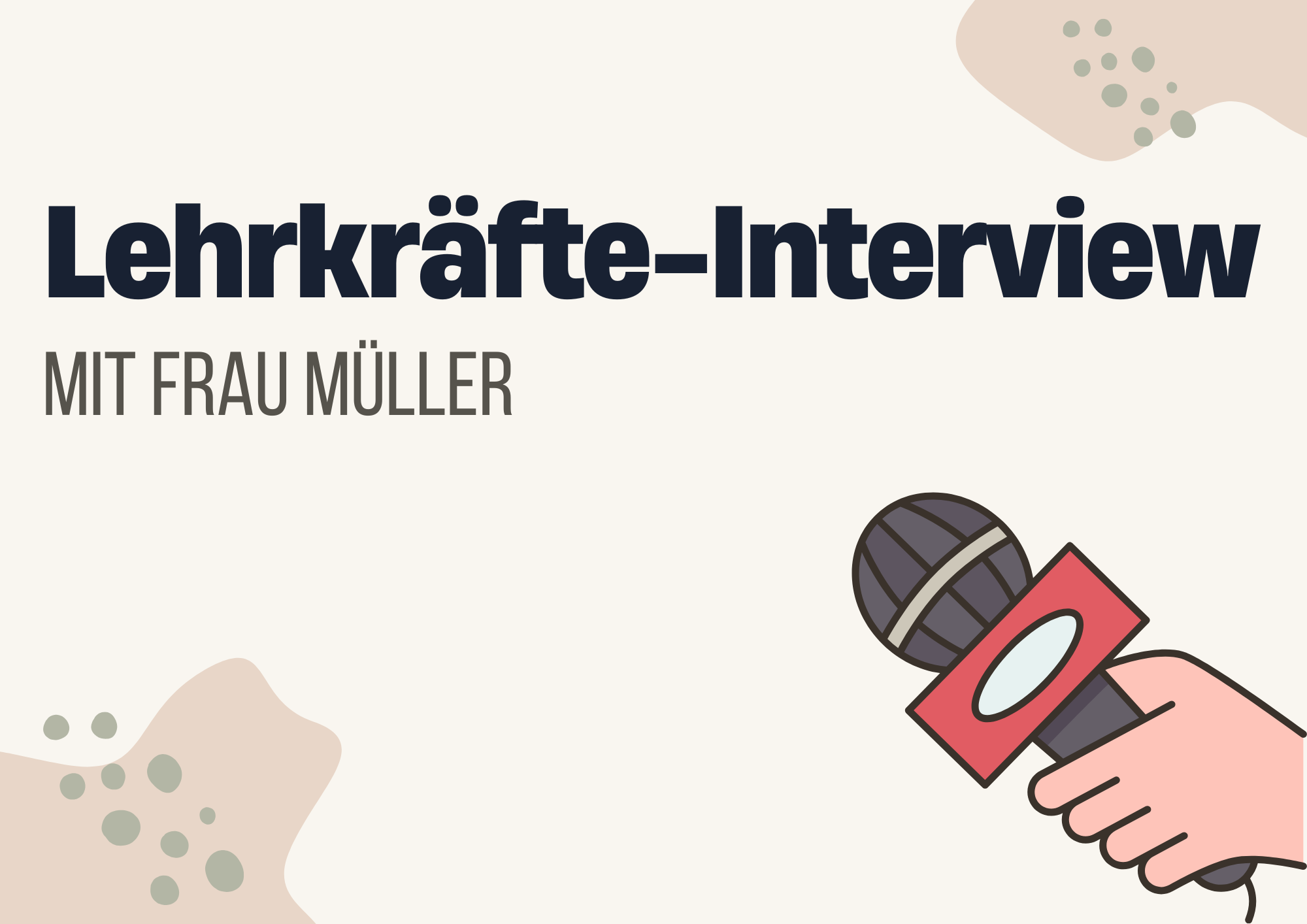 Interview mit Frau Müller